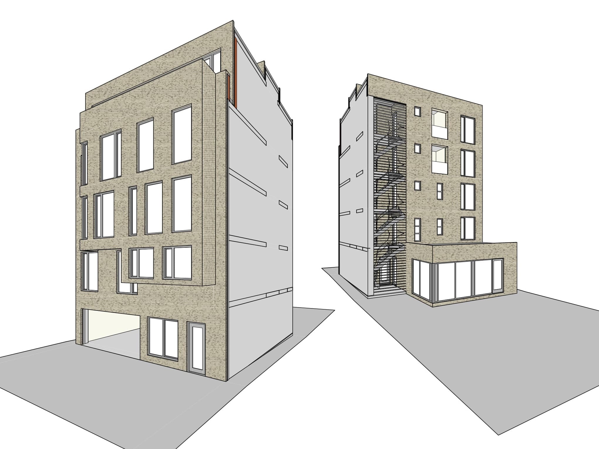 Nieuwbouw appartementengebouw Amsterdam
