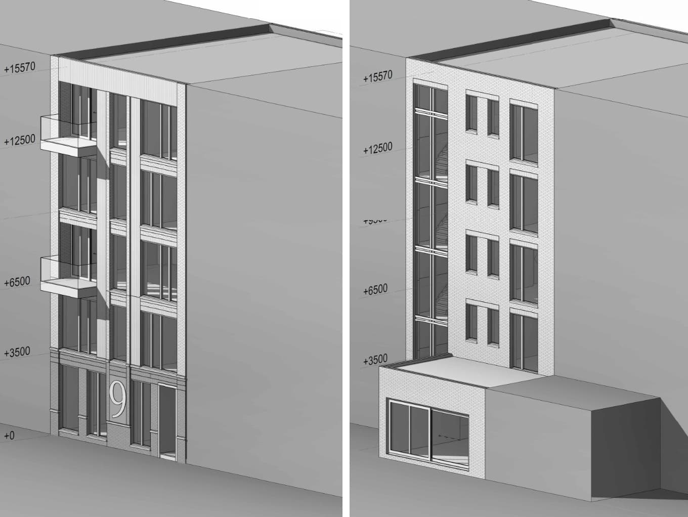 Nieuwbouw appartementengebouw Amsterdam