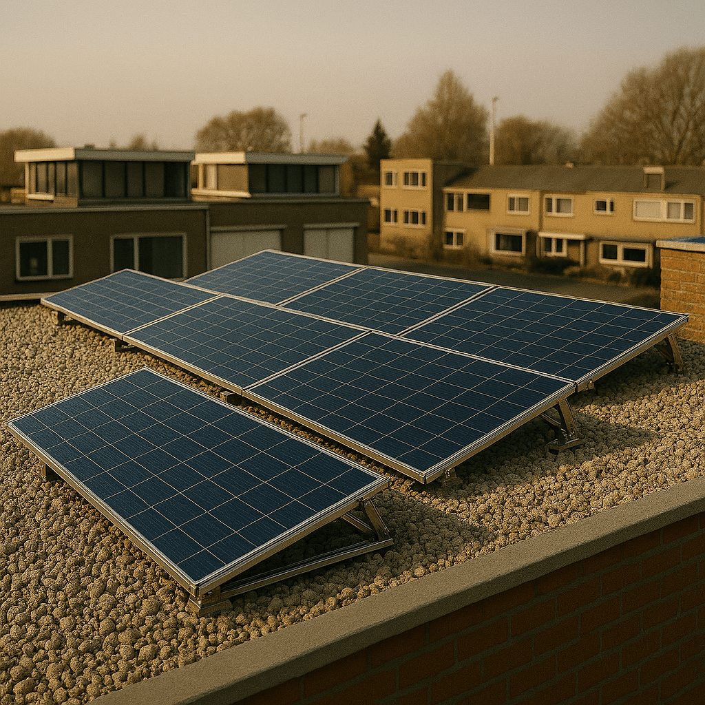 Zonnepanelen op het dak